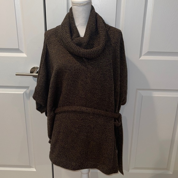 H&M cowl neck sweater brown XS - Picture 1 of 3